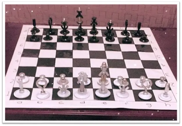 Tercer trabajo del concurso de ajedreces artesanales de Chessland Academy