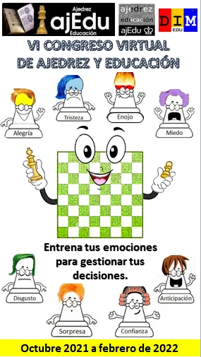 VI Congreso Virtual ajEdu: Los valores y las emociones en el ajedrez educativo